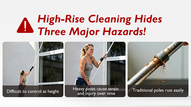 CT Carbon Fiber Telescopic Pole​ - Cleanic Cleaning Equipment